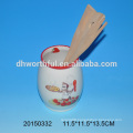 Hot-selling ceramic milk mug with monkey design for kitchen